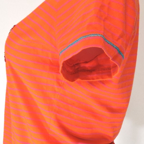 GAI MATTIOLO🇮🇹ORANGE COTTONE TOP - Picture 4 of 5